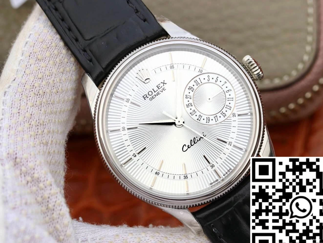 Dial Factory White Rolex MKS Celini Date M50519-0006 0415